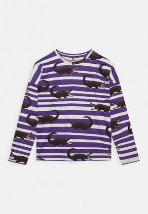 CROCODILES AOP GRANDPA - Long sleeved top - purple