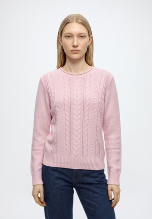 GAP, V-LS CLASSIC COTTON CABLE CREW - Pullover - primitive