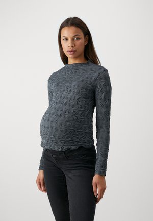 Langærmet T-shirt - grey