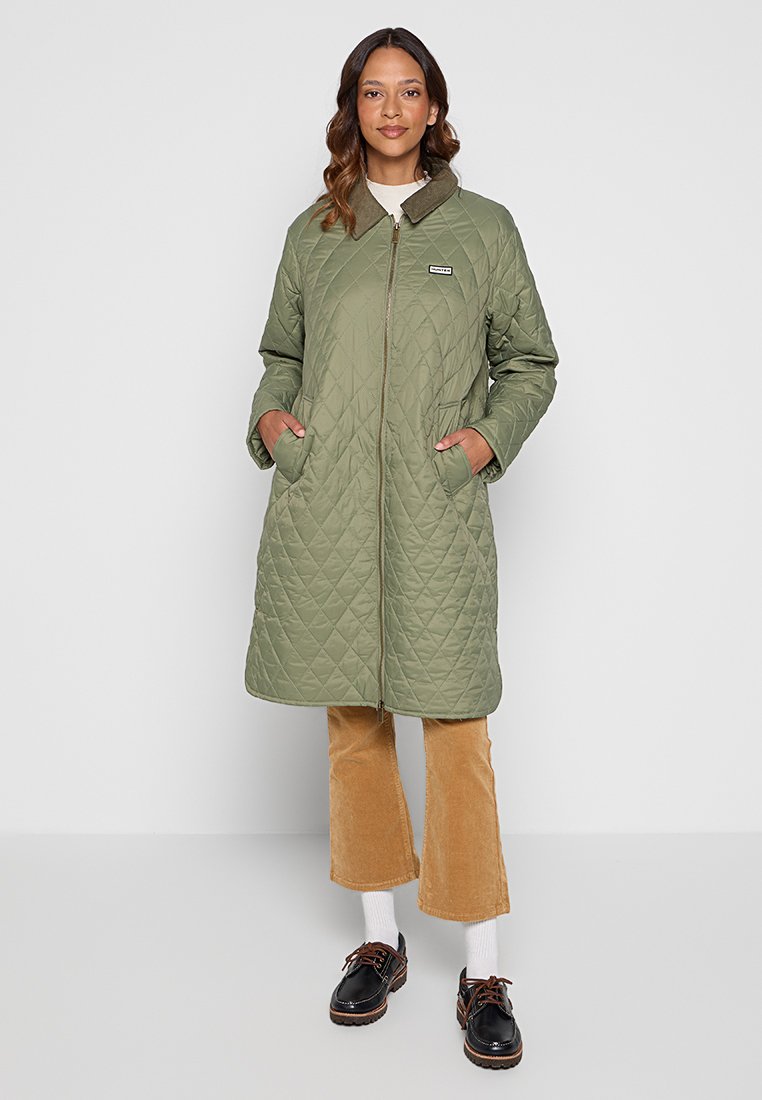 hunter original Halflange jas groen