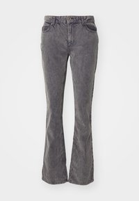 ONLMARY MOUNA WASH FLARED PANT  - Pantalon classique - black washed