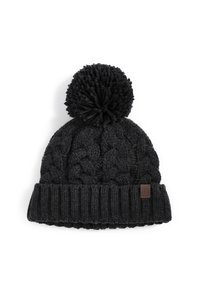 Next - KNITTED POM HAT - Muts - grey Miniatuurafbeelding 1