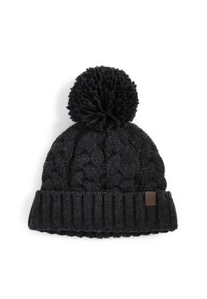 KNITTED POM HAT - Căciulă - grey