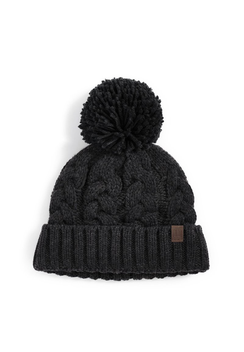 Next - KNITTED POM HAT - Muts - grey, Vergroten