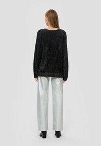 s.Oliver OPEN  MET EFFECT - Vest - schwarz