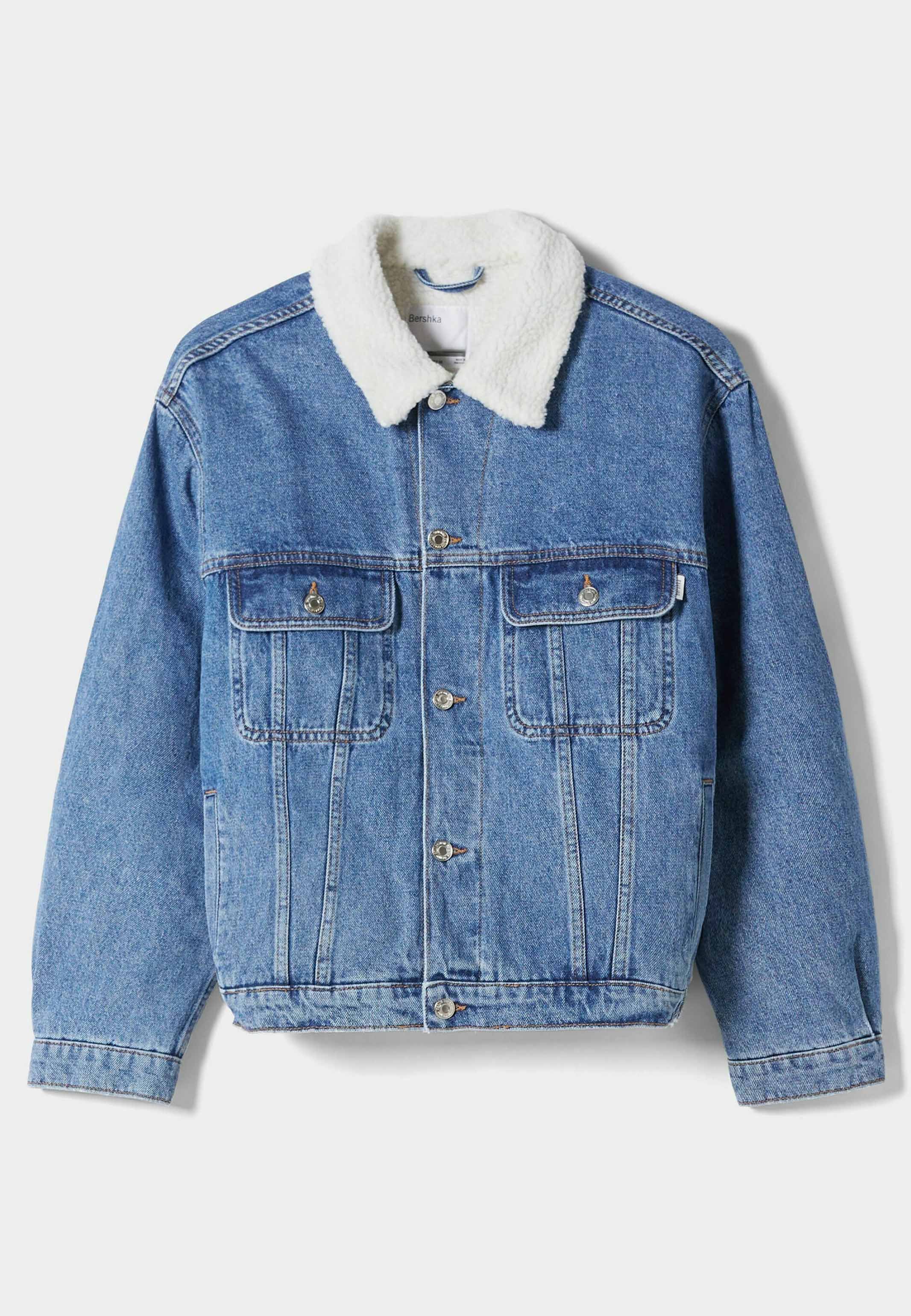 Bershka Denim jacket - light blue denim 