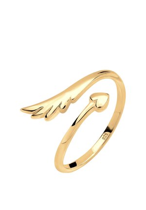 Elli HEART WING WRAPPED - Bague - gold-coloured