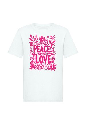 TEE - T-shirts med print - white