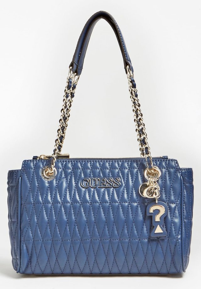 blaue handtaschen leder