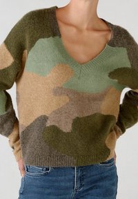 Oui Pullover - green