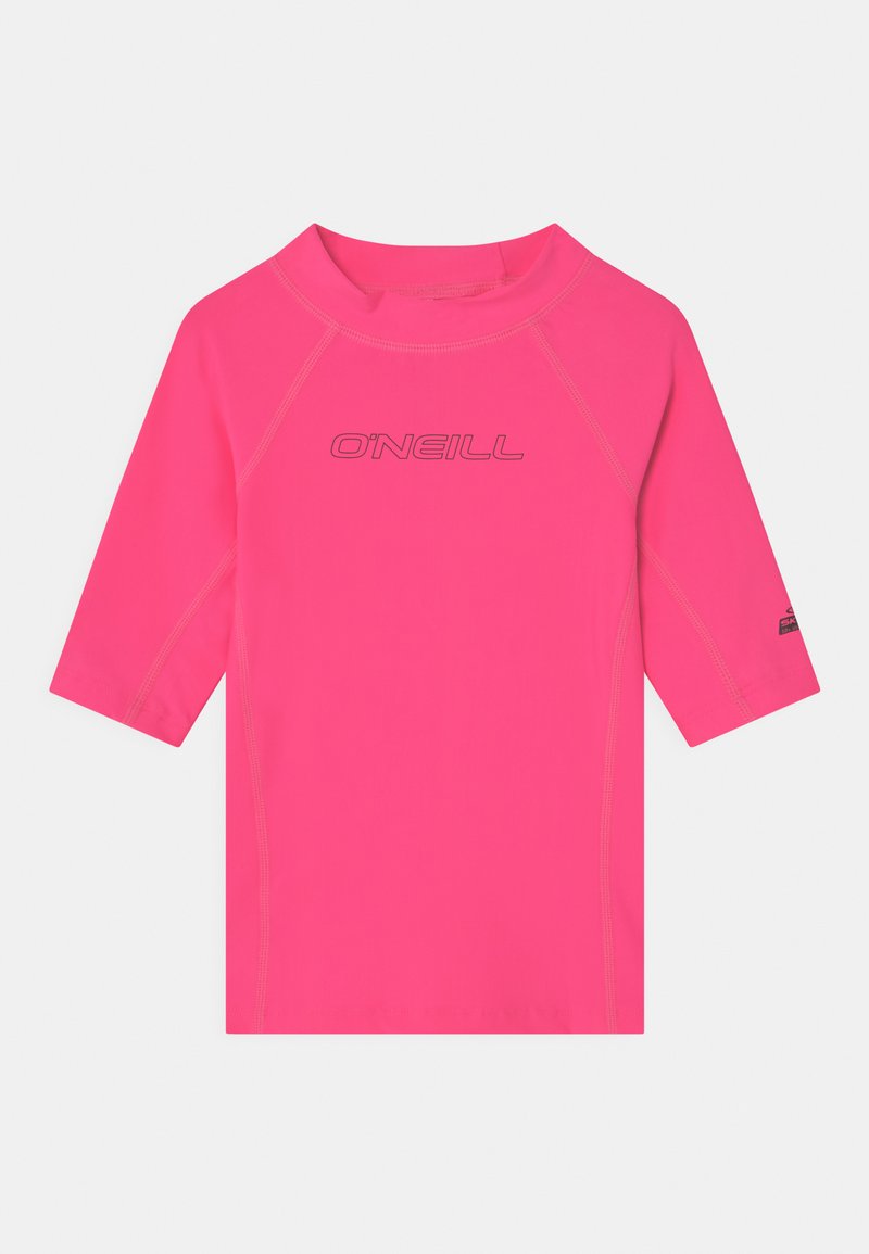 O'Neill SKINS S/SLV Rash vest rosa shocking/pink Zalando.ie