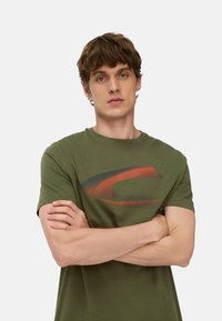 camel active T-shirts print - forest green