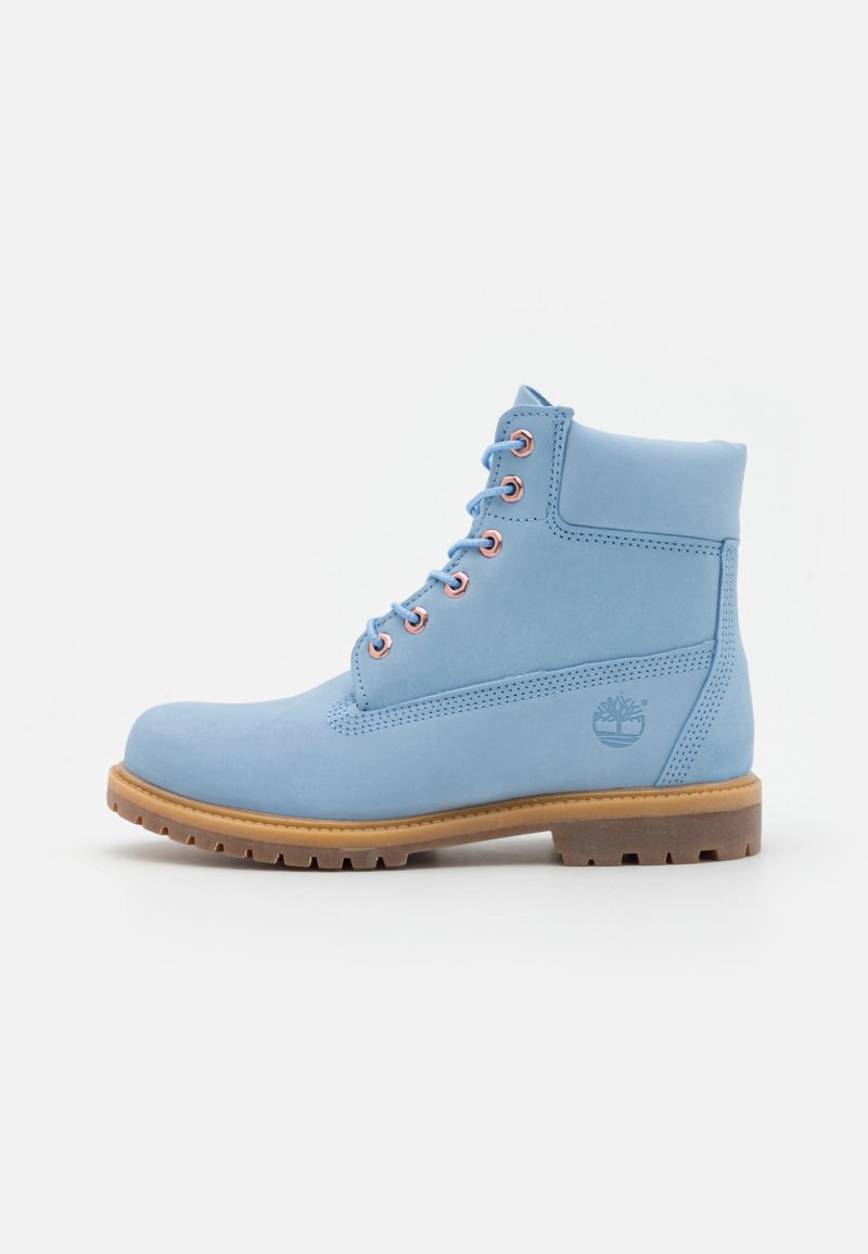 Timberland PREMIUM - Fűzős bokacsizmák - light blue