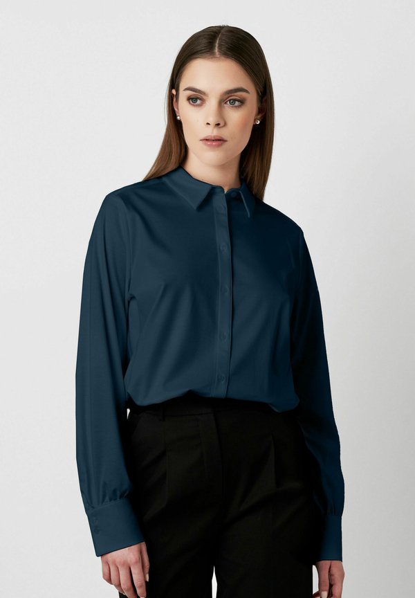 Hemdbluse - dunkelblau