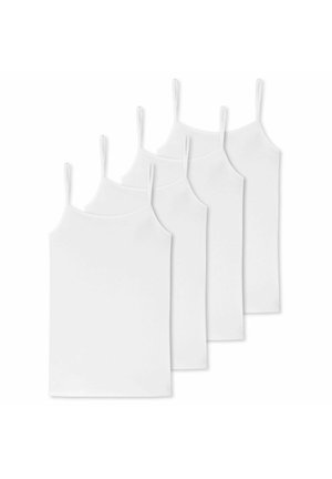 4 PACK SPAGHETTI TOP  - Unterhemd/-shirt - weiß