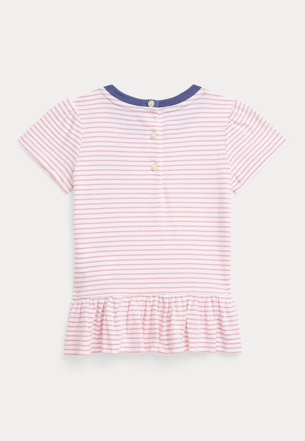 LOGO COTTON JERSEY PEPLUM TEE - Print T-shirt2