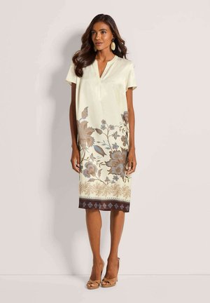 SOMMER - Jurk - off-white   brown   multicolour