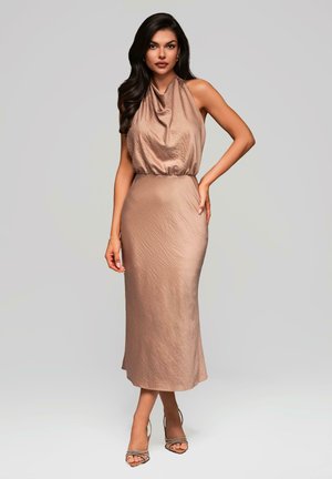Ombre Cocktail dress / Party dress - brown