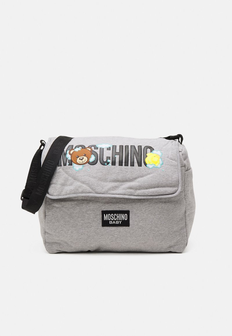 MOSCHINO BABY CHANGING WITH MAT Baby changing bag melange grey/grey