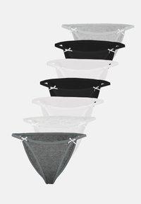 Sélectionné, black/white/grey melange