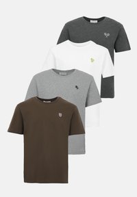 Δεν επιλέχθηκε, brown/dark grey melange/grey melange/white