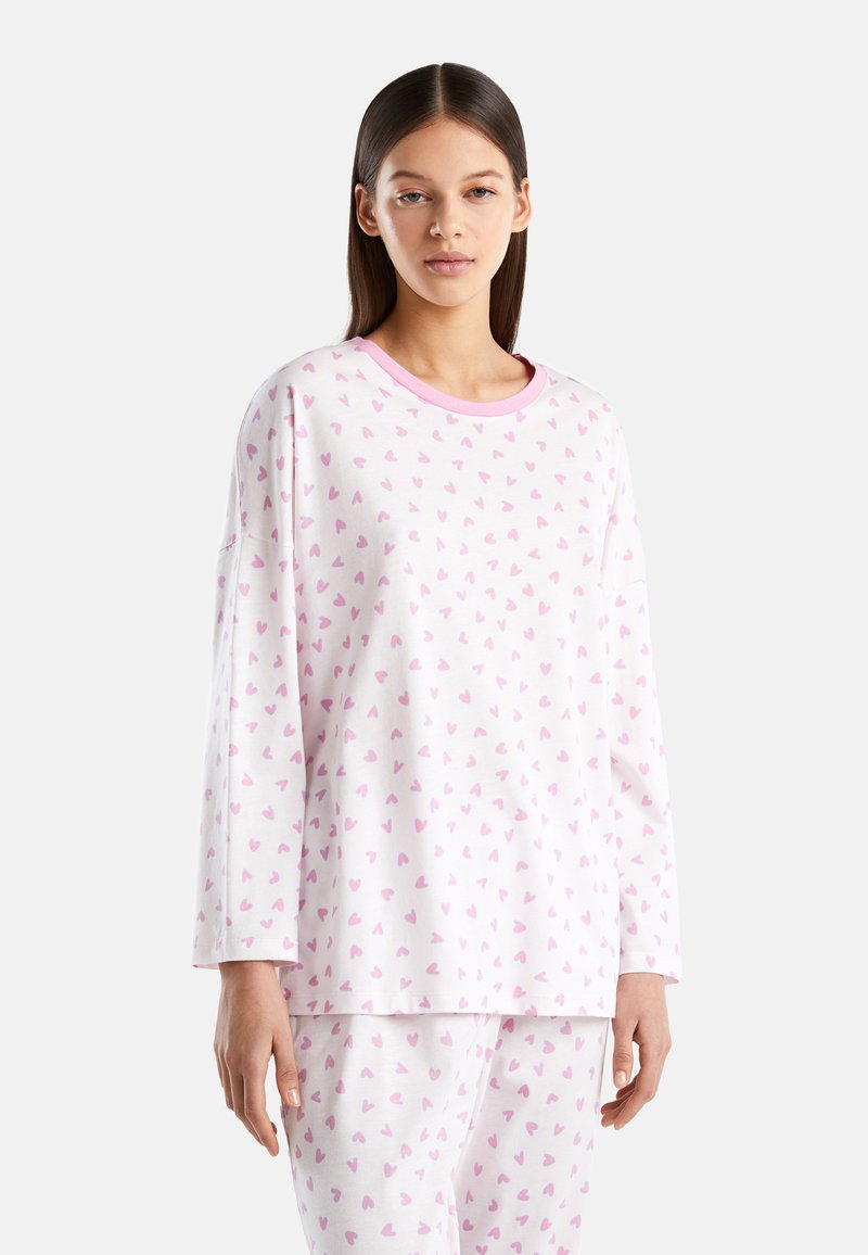 United Colors of HEART IN WARM BLEND Langarmshirt pink