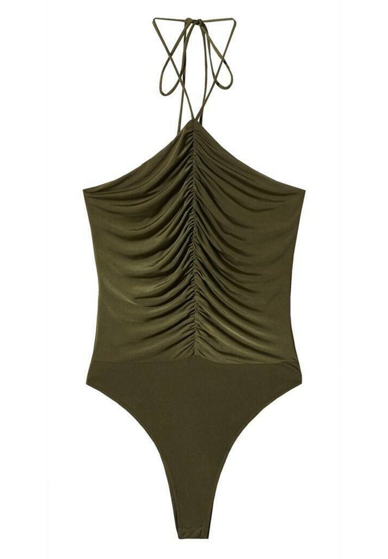 Mango T-shirt print kaki Mango T-shirt print kaki