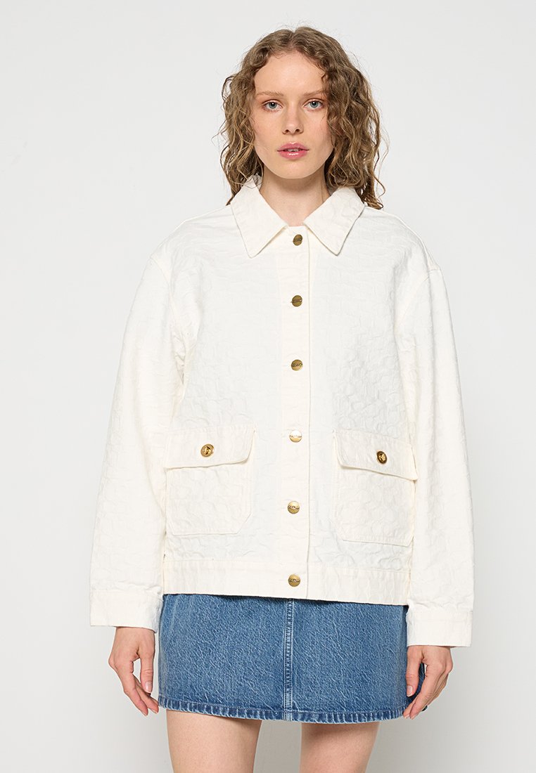 Coach Spijkerjas wit