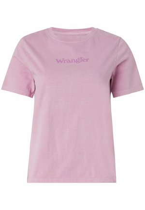 REGULAR - Print T-shirt - natural violet