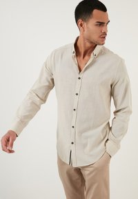 Buratti - BUTTON DOWN  - Košile - stone colored Miniatura obrázku 1