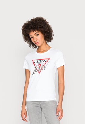 ICON TEE - T-shirt con stampa - pure white