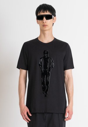 Antony Morato REGULAR FIT - Majica kratkih rukava s printom - black