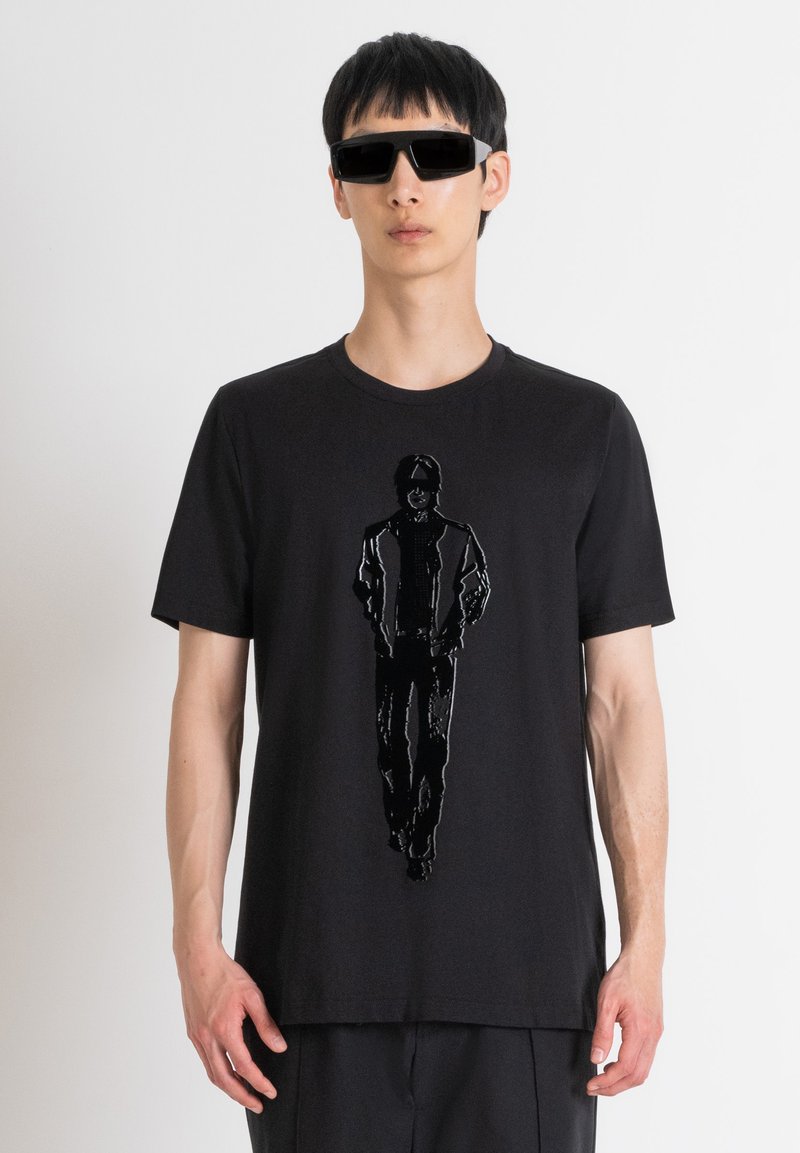 Antony Morato REGULAR FIT - Majica kratkih rukava s printom - black