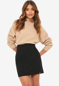 TALL FIT - SPLIT SIDE  - Zīmuļsvārki - black
