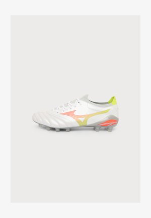 Mizuno, MORELIA NEO V Β PRO UNISEX - Kopačky na umelú trávu - white/lava orange/evening primrose