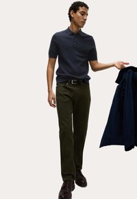 Marks & Spencer RICH MICRO TEXTURE - Polotričko - navy