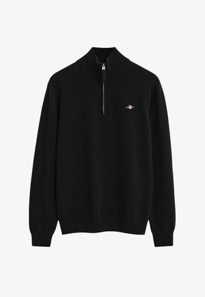 GANT SUPERFINE - Striktrøje - black
