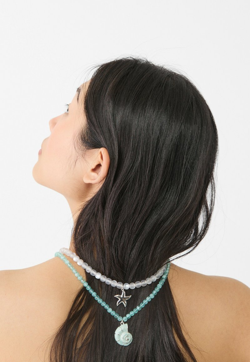 Stradivarius SET OF 2 - Collana - metallic grey