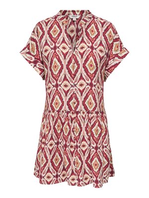 ONLY, KLEID ONLELODY KURZES KLEID - Skjortekjole - brick red