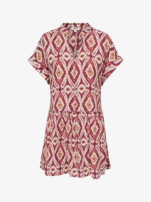 ONLY, KLEID ONLELODY KURZES KLEID - Skjortekjole - brick red