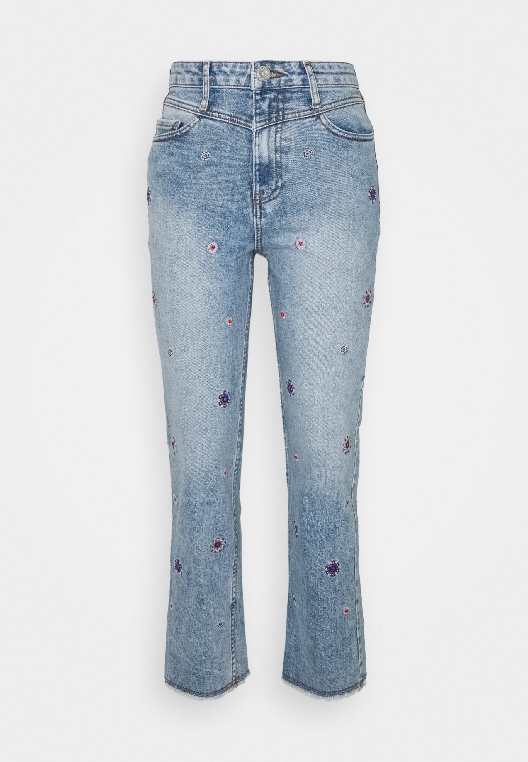 Desigual JULIET - Straight leg jeans - blue/light-blue denim - Zalando.co.uk