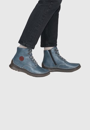 Rieker, RIEKER SCHNÜRSTIEFEL 53632 - Schnürstiefelette - blue