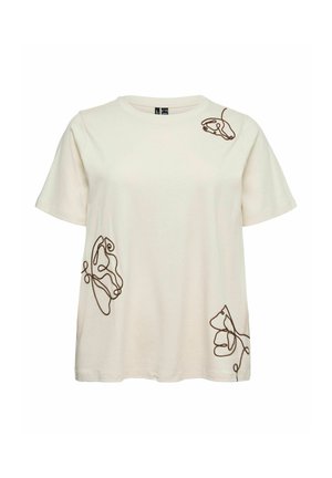Vero Moda Curve, T-SHIRT VMCIRENE T-SHIRT - T-shirt imprimé - birch