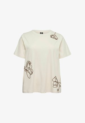 Vero Moda Curve, T-SHIRT VMCIRENE T-SHIRT - T-shirt imprimé - birch
