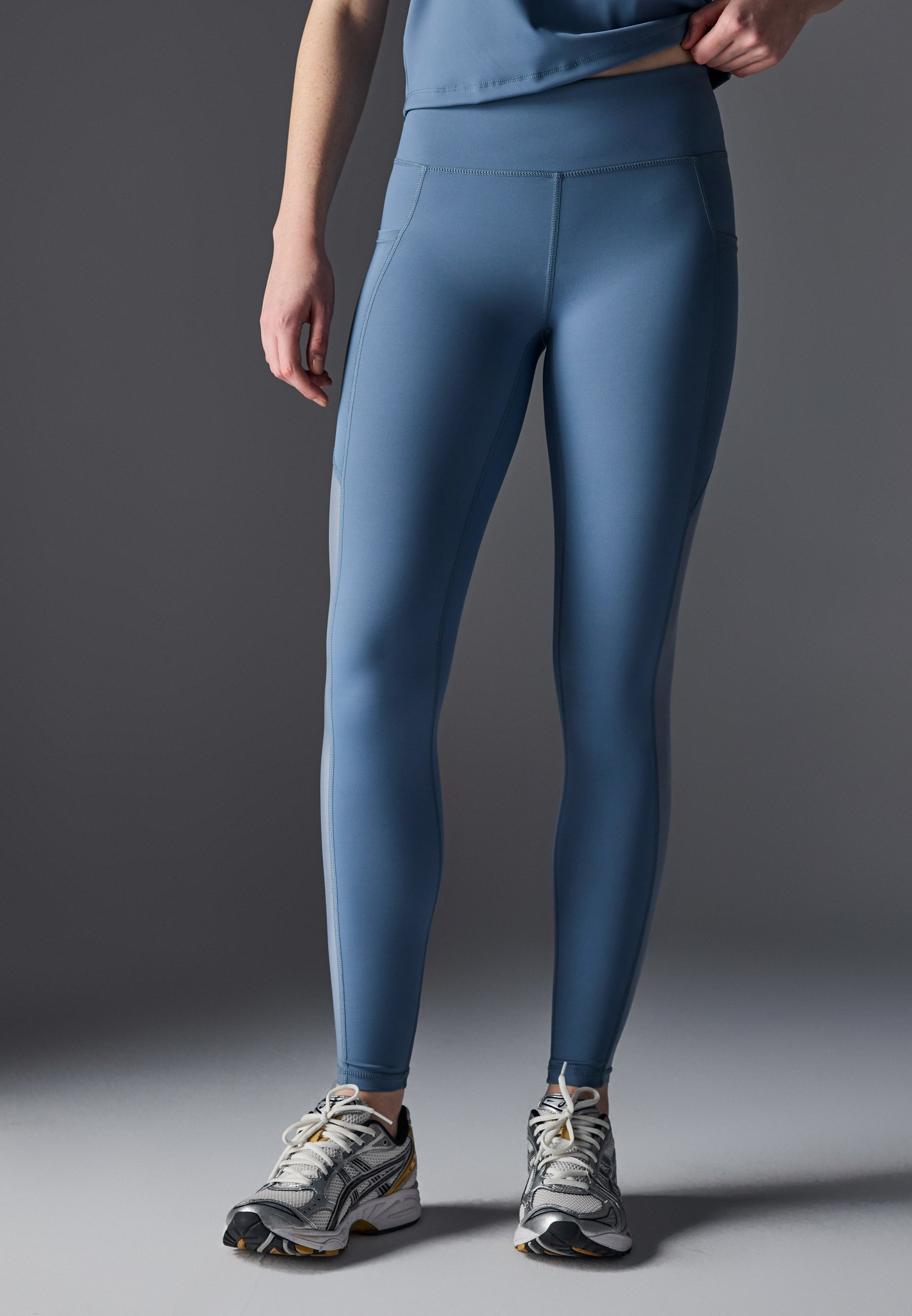 Even&Odd active HIGH RISE FULL LENGTH LEGGINGS WITH MESH SIDE