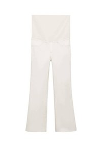 CROPPED POSITIE - Straight leg -farkut - off-white