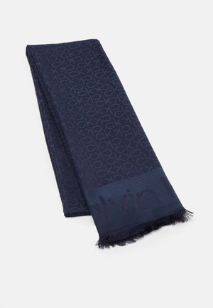 MONOGRAM SCARF - Sjal - navy
