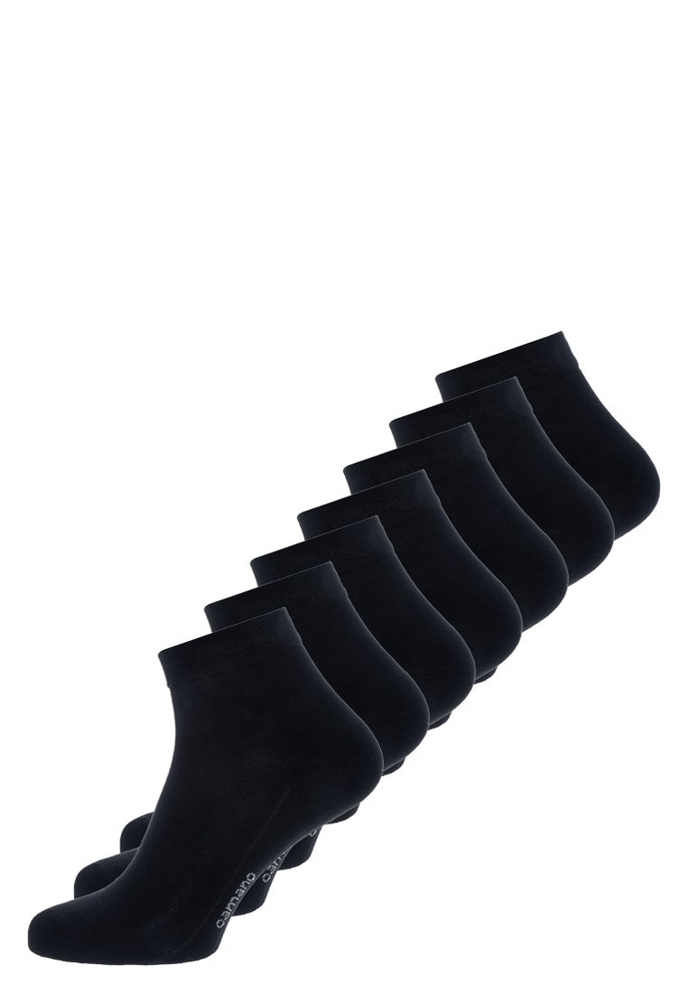 Camano Unisex Socken 4er Pack – Gr. 39/42, Schwarz, Mit Hohem Wollanteil