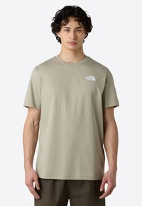 The North Face BOX - Print T-shirt - clay grey tnf black