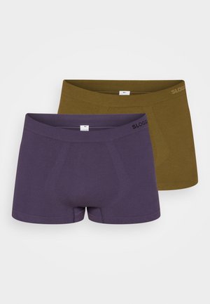 MEN GO SMOOTH HIPSTER 2 PACK - Apakšbikses - green/dark